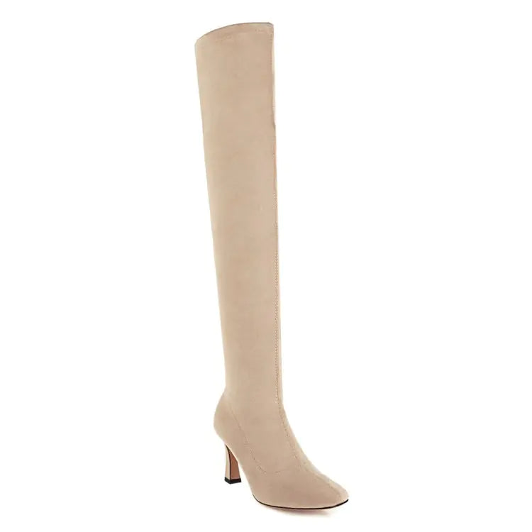 Over-The-Knee Stretch Boots for Women