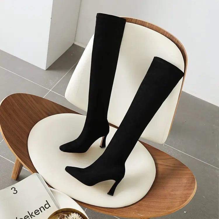 Over-The-Knee Stretch Boots for Women