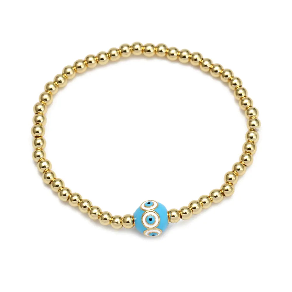 Evil Eye Beaded Bracelet Set