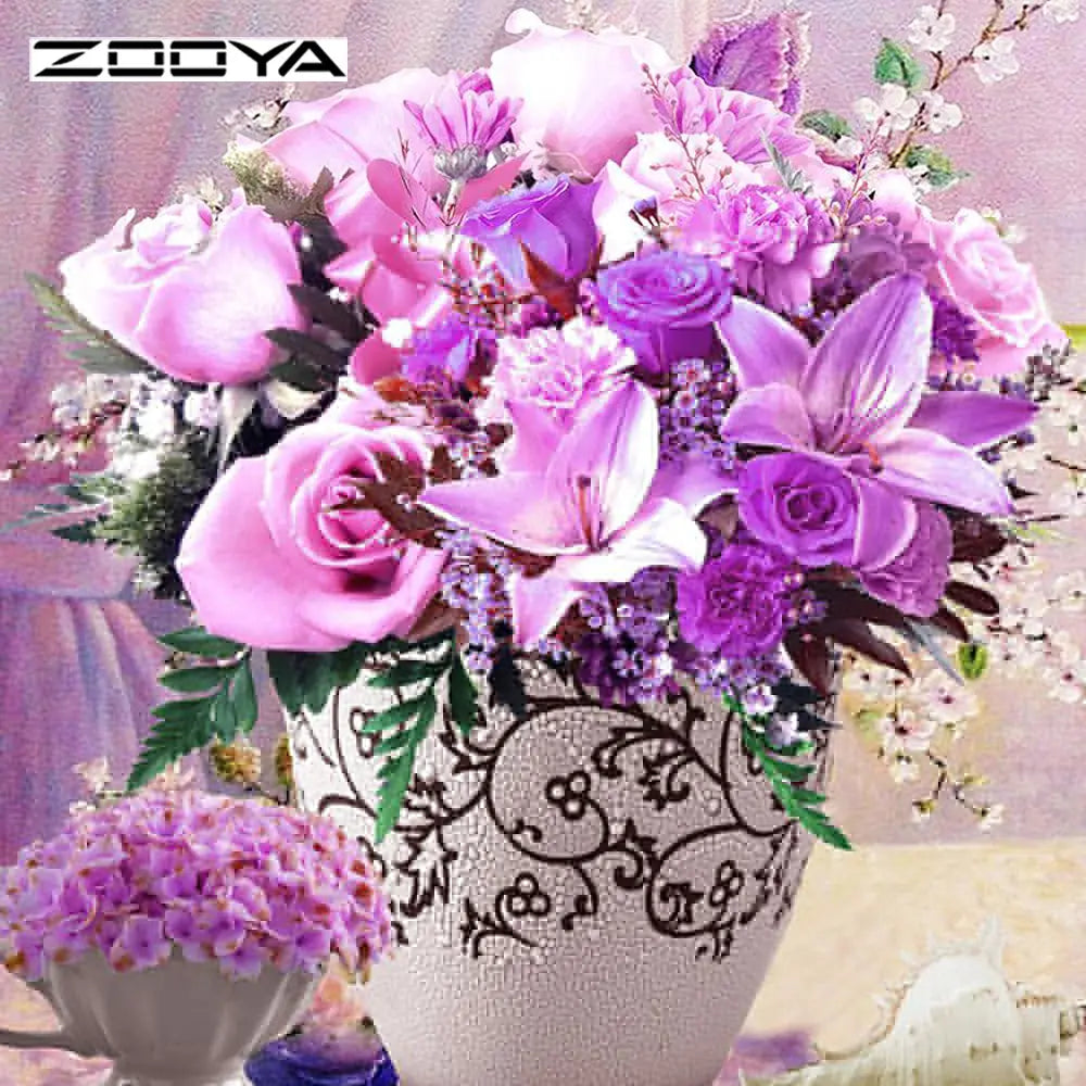 Vase, Decorative Painting, and Diamond Art