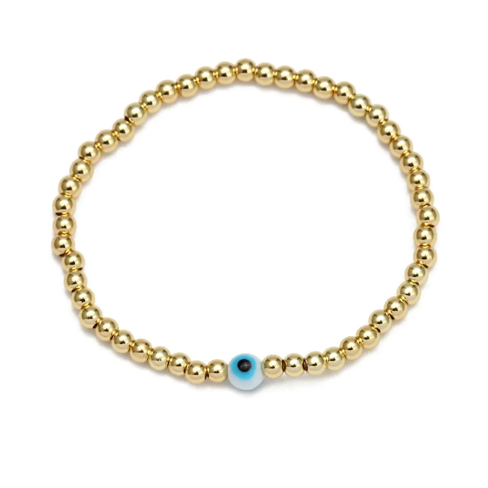 Evil Eye Beaded Bracelet Set