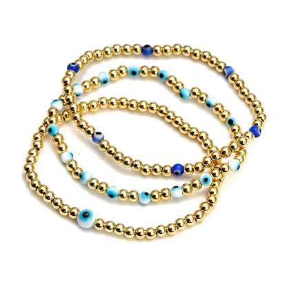 Evil Eye Beaded Bracelet Set