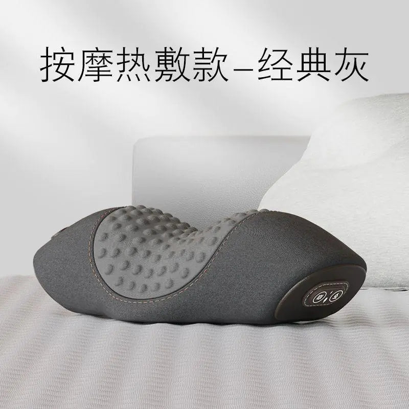 Neck Support Pillow with Massage and Heat Therapy